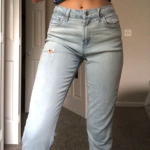 Light wash jeans
